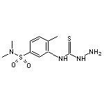 N-{5-[(dimethylamino)sulfonyl]-2-methylphenylhydrazinecarbothioamide