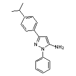 3-(4-isopropylphenyl)-1-phenyl-1H-pyrazol-5-amine