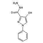 4-hydroxy-1-phenyl-1H-pyrazole-3-carbohydrazide