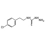 N-[2-(4-chlorophenyl)ethyl]hydrazinecarbothioamide