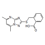 2-[[(5,7-Dimethyl-[1,2,4]triazolo[1,5-a]pyrimidin-2-yl)thio]methyl]benzoic Acid