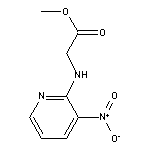 methyl 2-[(3-nitropyridin-2-yl)amino]acetate