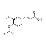 (E)-3-[4-(Difluoromethoxy)-3-methoxyphenyl]acrylic Acid