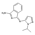 (1E)-1-[(1-isopropyl-1H-pyrazol-5-yl)imino]-1H-isoindol-3-amine