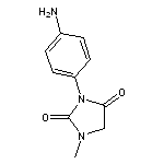 3-(4-aminophenyl)-1-methylimidazolidine-2,4-dione