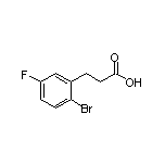 3-(2-Bromo-5-fluorophenyl)propanoic Acid