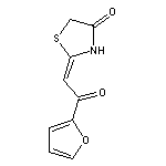 (2E)-2-[2-(2-furyl)-2-oxoethylidene]-1,3-thiazolidin-4-one