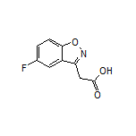 2-(5-fluoro-1,2-benzoxazol-3-yl)acetic acid