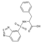 7-{[(1-carboxy-2-phenylethyl)amino]sulfonyl}-2,1,3-benzothiadiazol