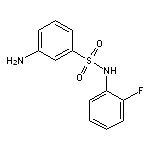 3-Amino-N-(2-fluoro-phenyl)-benzenesulfonamide