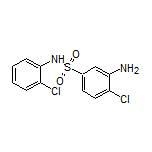 3-Amino-4-chloro-N-(2-chlorophenyl)benzenesulfonamide