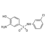 3-Amino-N-(3-chlorophenyl)-4-hydroxybenzenesulfonamide