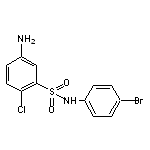 5-Amino-N-(4-bromo-phenyl)-2-chloro-benzenesulfonamide