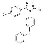 5-(4-Chloro-phenyl)-4-(4-phenoxy-phenyl)-4H-[1,2,4]triazole-3-thiol