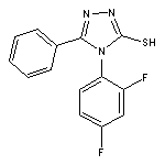 4-(2,4-Difluoro-phenyl)-5-phenyl-4H-[1,2,4]triazole-3-thiol