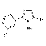 4-amino-5-(3-chlorophenyl)-4H-1,2,4-triazole-3-thiol