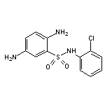 2,5-diamino-N-(2-chlorophenyl)benzenesulfonamide