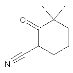 3,3-dimethyl-2-oxocyclohexane-1-carbonitrile