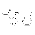 5-amino-1-(3-chlorophenyl)-1H-pyrazole-4-carboxylic acid