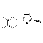 4-(4-fluoro-3-methylphenyl)-1,3-thiazol-2-amine