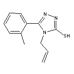 5-(2-methylphenyl)-4-(prop-2-en-1-yl)-4H-1,2,4-triazole-3-thiol