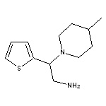 2-(4-methylpiperidin-1-yl)-2-thien-2-ylethanamine