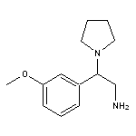 2-(3-methoxyphenyl)-2-pyrrolidin-1-ylethanamine