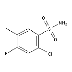 2-chloro-4-fluoro-5-methylbenzene-1-sulfonamide