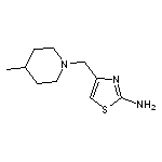 4-[(4-methylpiperidin-1-yl)methyl]-1,3-thiazol-2-amine