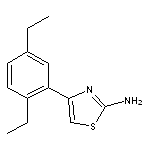 4-(2,5-diethylphenyl)-1,3-thiazol-2-amine