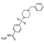 4-[(4-benzylpiperazin-1-yl)sulfonyl]benzohydrazide