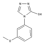 4-(3-methoxyphenyl)-4H-1,2,4-triazole-3-thiol