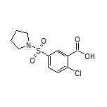 2-Chloro-5-(1-pyrrolidinylsulfonyl)benzoic Acid