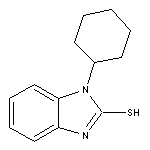 1-cyclohexyl-1H-benzimidazole-2-thiol