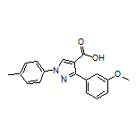 3-(3-Methoxyphenyl)-1-(p-tolyl)pyrazole-4-carboxylic Acid