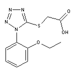 {[1-(2-ethoxyphenyl)-1H-tetrazol-5-yl]thio}acetic acid