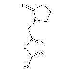 1-[(5-mercapto-1,3,4-oxadiazol-2-yl)methyl]pyrrolidin-2-one