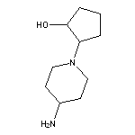 2-(4-aminopiperidin-1-yl)cyclopentan-1-ol