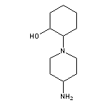 2-(4-aminopiperidin-1-yl)cyclohexan-1-ol