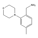 [4-methyl-2-(morpholin-4-yl)phenyl]methanamine