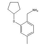 [2-(cyclopentyloxy)-4-methylphenyl]methanamine