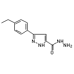 3-(4-ethylphenyl)-1H-pyrazole-5-carbohydrazide