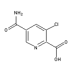 5-carbamoyl-3-chloropyridine-2-carboxylic acid