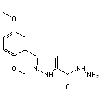 3-(2,5-dimethoxyphenyl)-1H-pyrazole-5-carbohydrazide