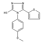 5-(furan-2-yl)-4-(4-methoxyphenyl)-4H-1,2,4-triazole-3-thiol