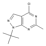 1-tert-butyl-4-chloro-6-methyl-1H-pyrazolo[3,4-d]pyrimidine