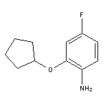 2-(cyclopentyloxy)-4-fluoroaniline