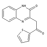 3-(2-oxo-2-thien-2-ylethyl)quinoxalin-2(1H)-one