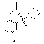 4-ethoxy-3-(pyrrolidin-1-ylsulfonyl)aniline