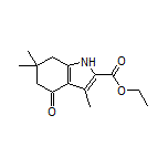 Ethyl 3,6,6-Trimethyl-4-oxo-4,5,6,7-tetrahydroindole-2-carboxylate